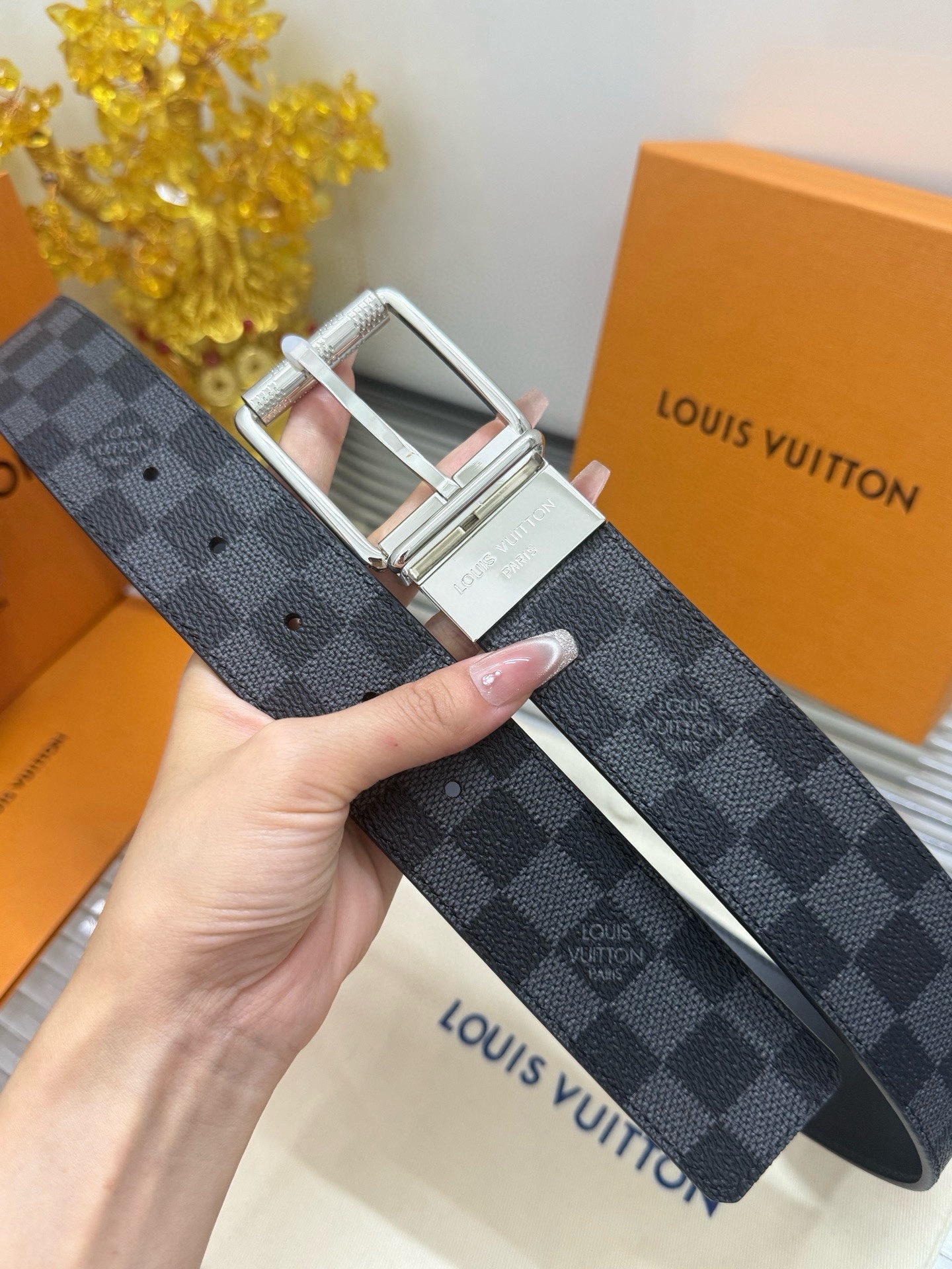 Reversible, calfskin